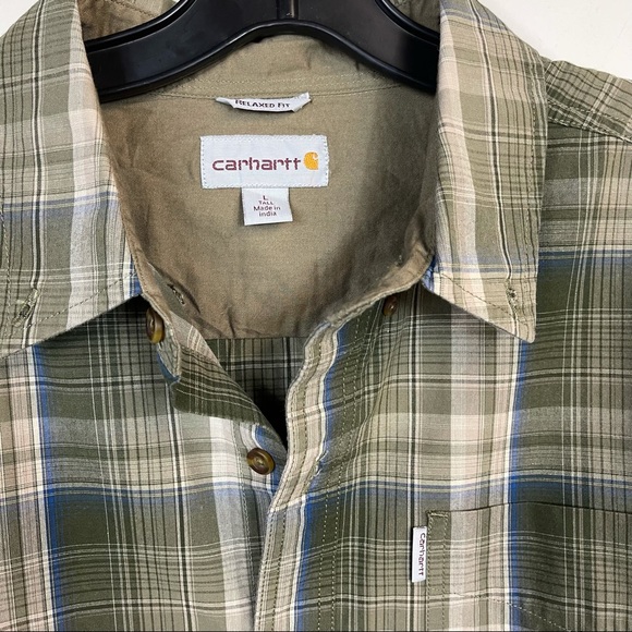 ❗️Carhartt Plaid Relaxed Button Shirt - Picture 5 of 9